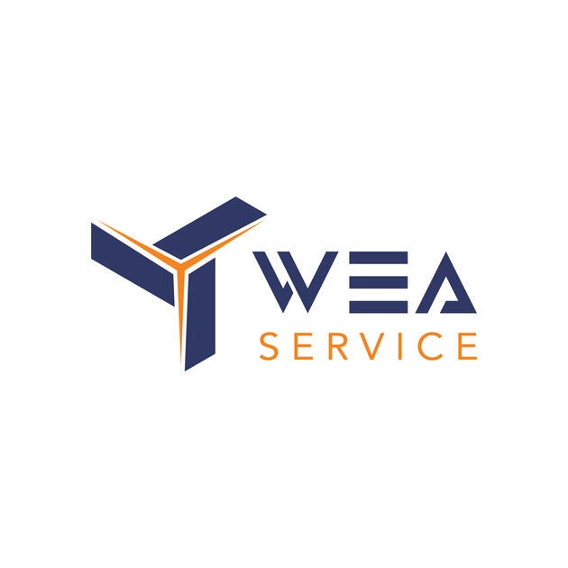 WEA - logo dla sieci serwisowej elektrowni wiatrowych